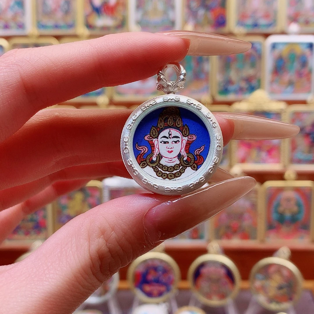 吊坠般若唐卡非遗传承