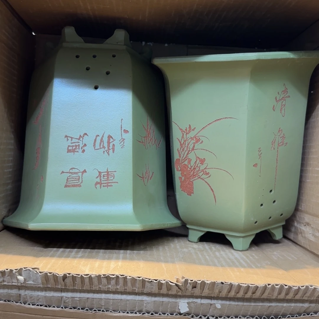 紫砂花盆口径19.17/22口径