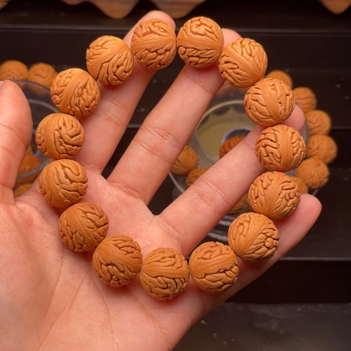 桃核手串绣球桃核16