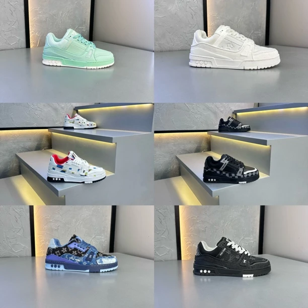 男女同款情侣款欧洲站春季新款休闲鞋防滑运动鞋时尚百搭轻便男鞋