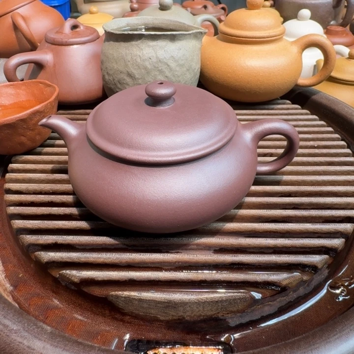 茶壶紫砂自己明炉180cc