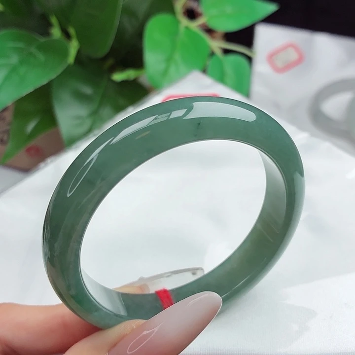 未镶嵌手镯翡翠55-56圈口