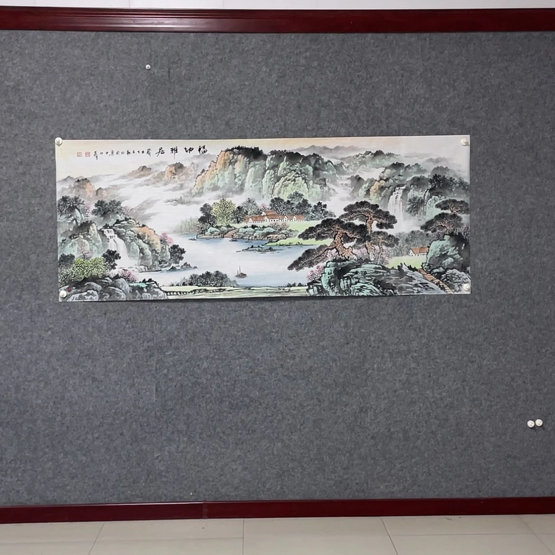国画小六尺178.69画芯 捡漏 孙兆义老师