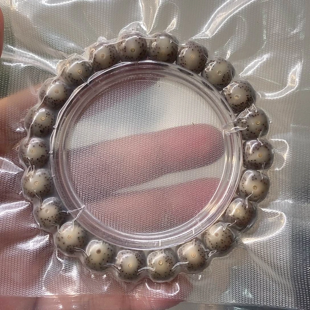 手串星月菩提石玉大眼11*10单