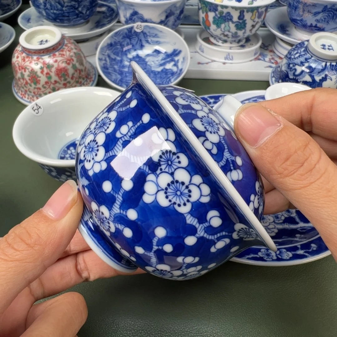 陶瓷景德镇纯手工纯手绘茶具木木13