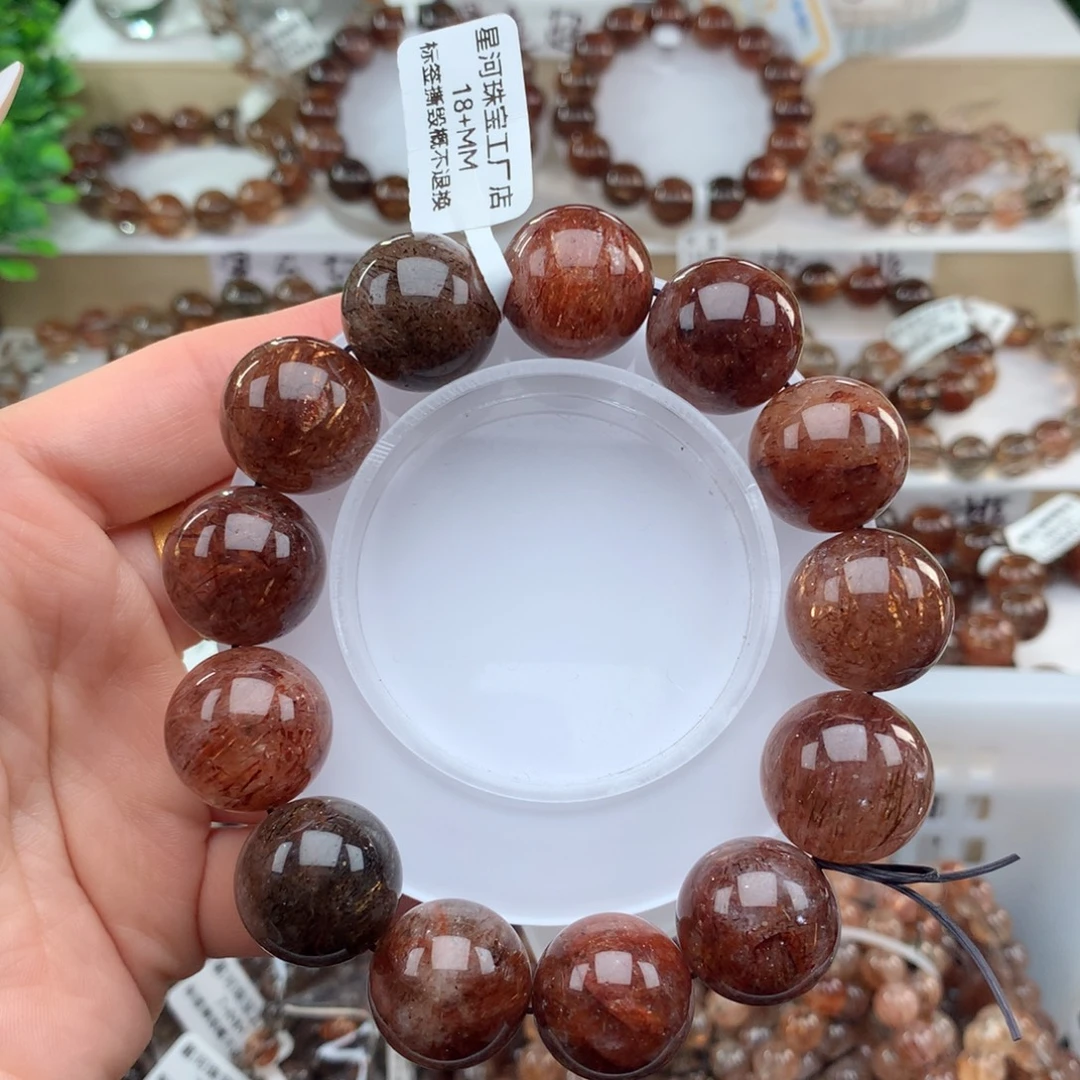 未镶嵌手串水晶黑金超七多样性发其一