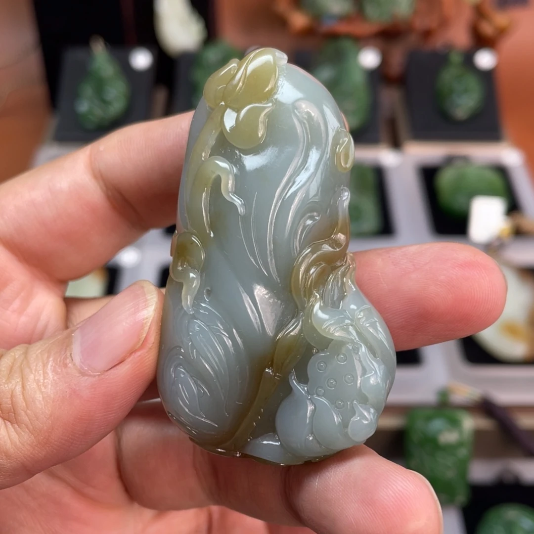 吊坠(不含链)未镶嵌和田玉