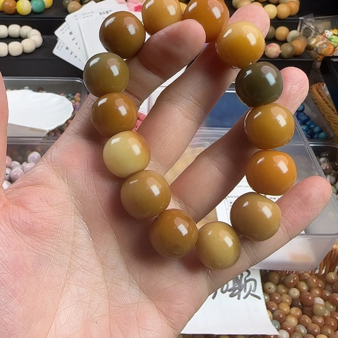 菩提根/象牙果手串卡18溏心苹果一条