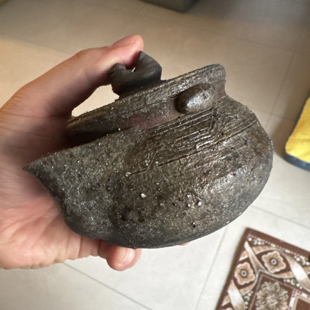 日本南蛮烧中田永山宝瓶泡茶壶