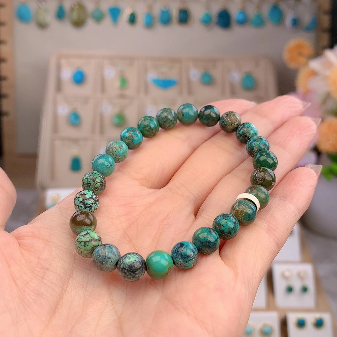 未镶嵌绿松石手链