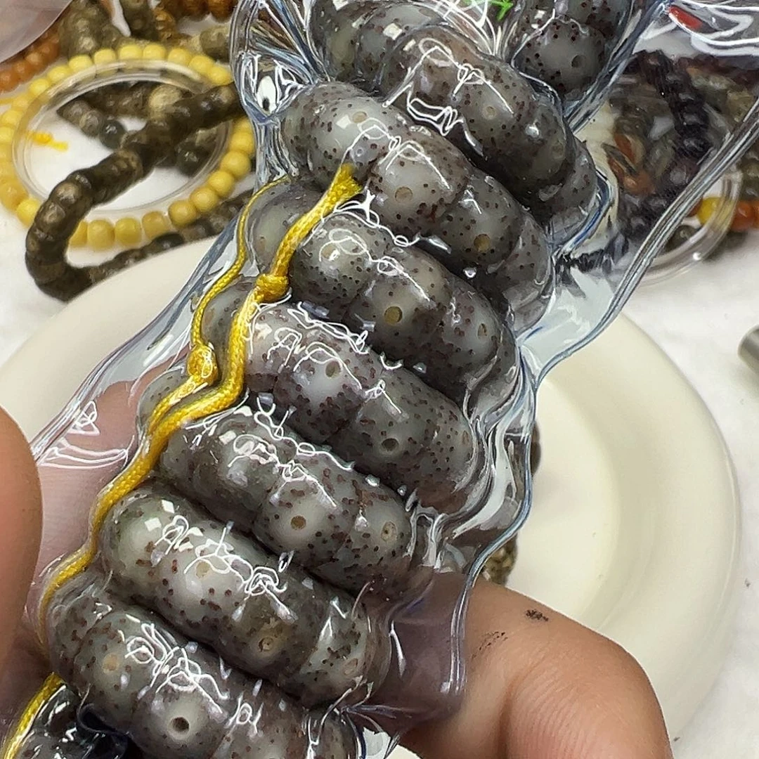 手串星月菩提47傲世灰星月菩提猪大肠108-9左右