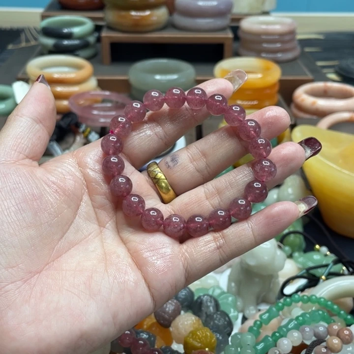 石英质玉手镯合金草*