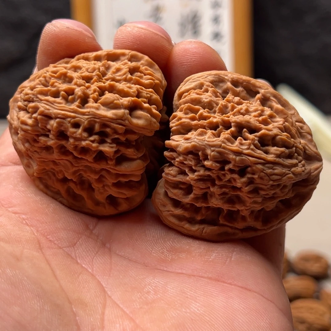 A***哥文玩核桃把件南疆44.5有修