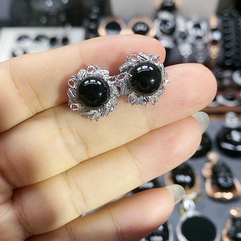 【闪购商品】翡翠18K金镶嵌耳饰缅甸翡翠