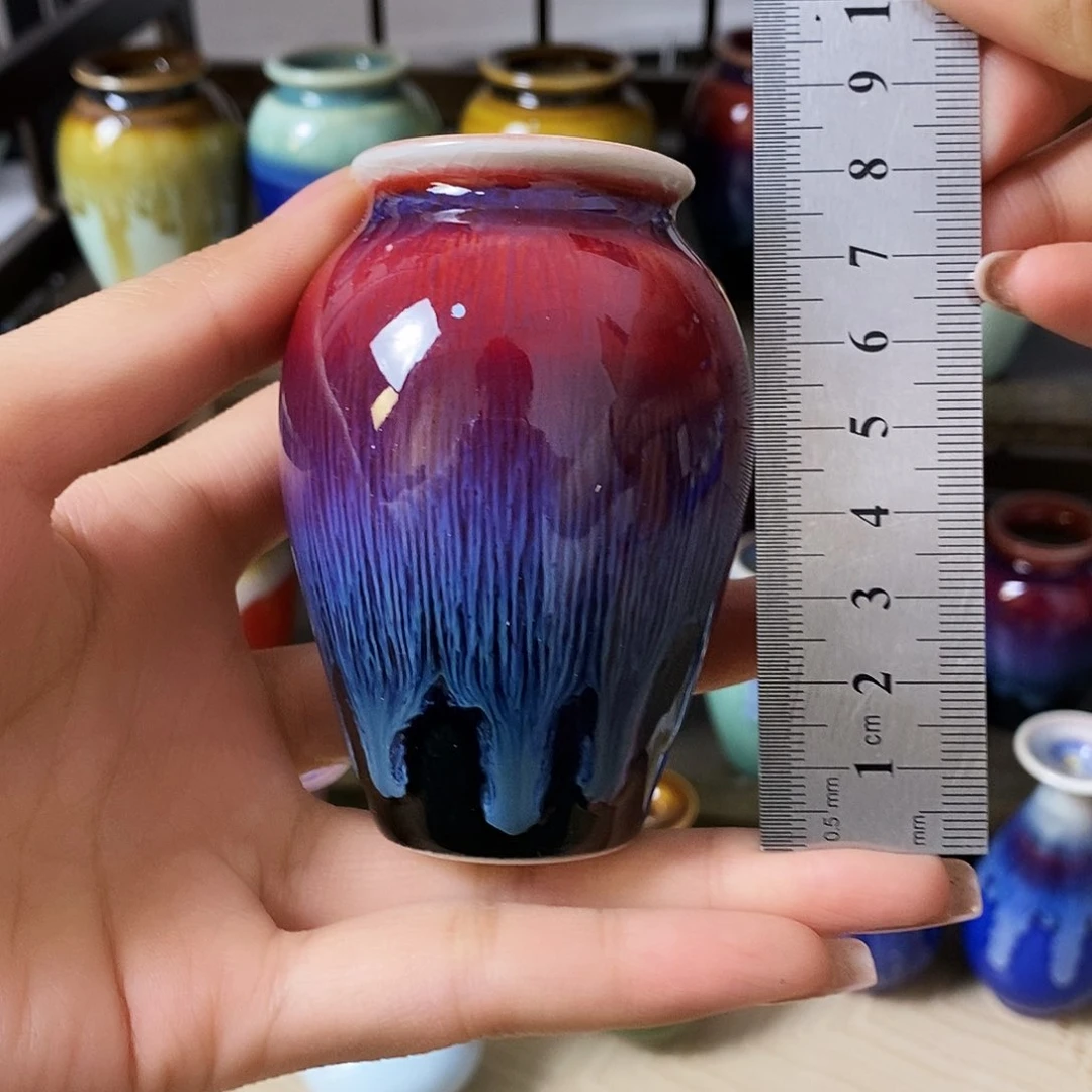 摆件景德镇高温陶瓷小花瓶