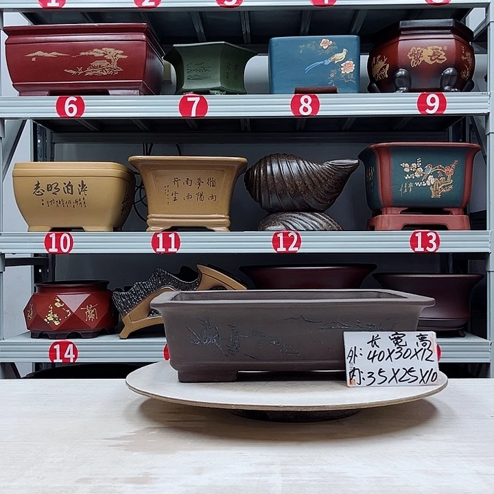 紫砂花盆紫砂花盆