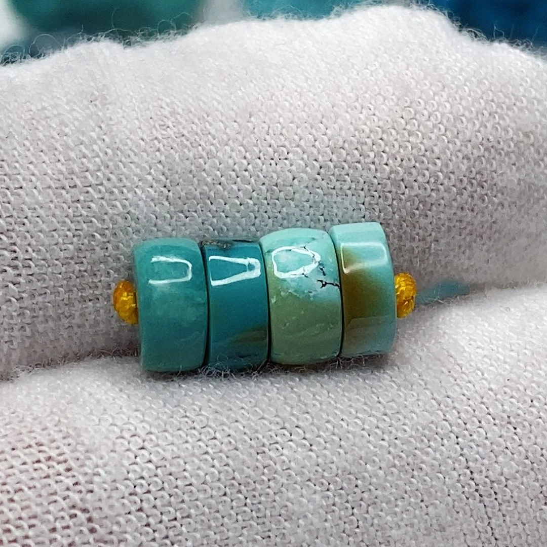 绿松石未镶嵌天然原矿 地大质检7.2m