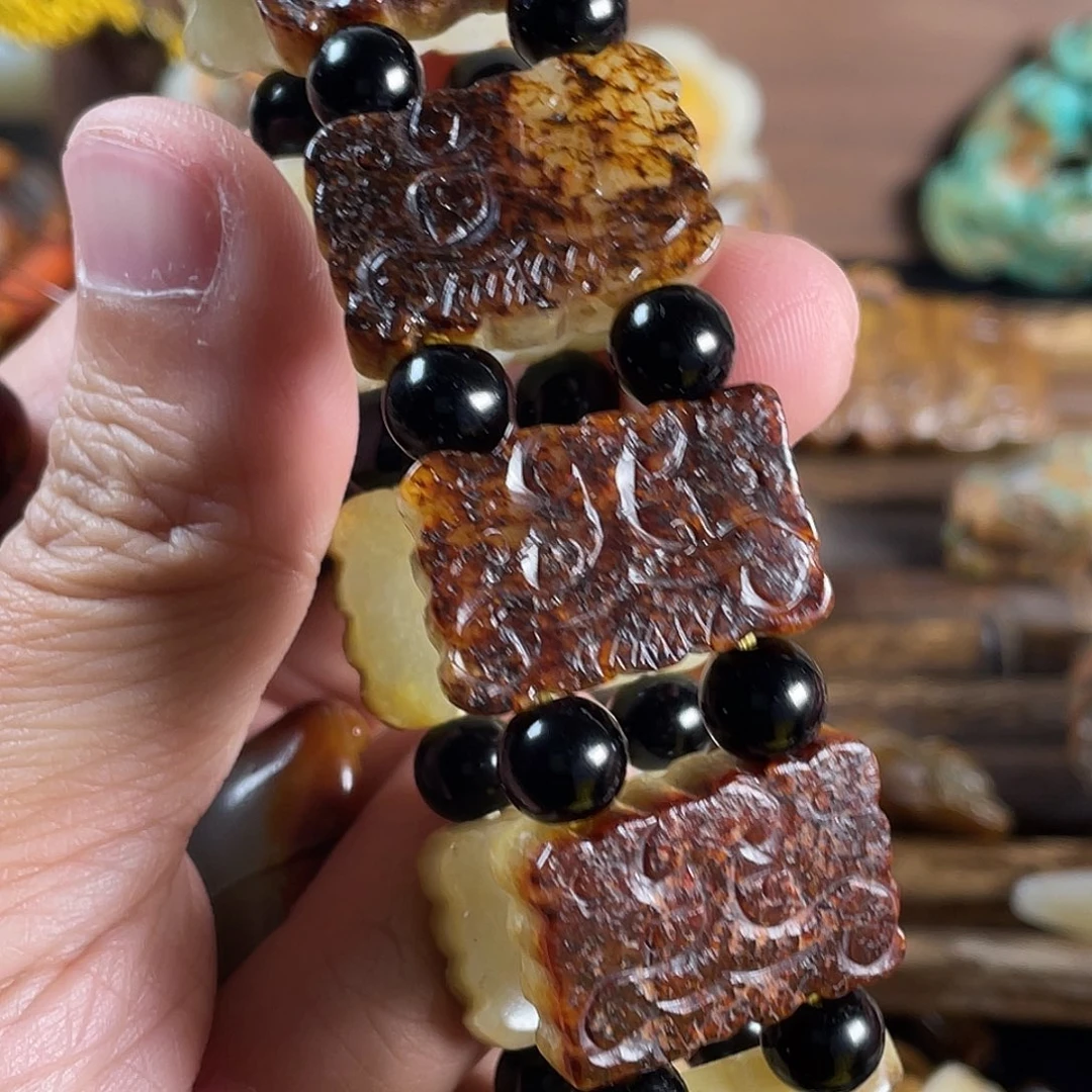 和田玉颈饰未镶嵌慎*l