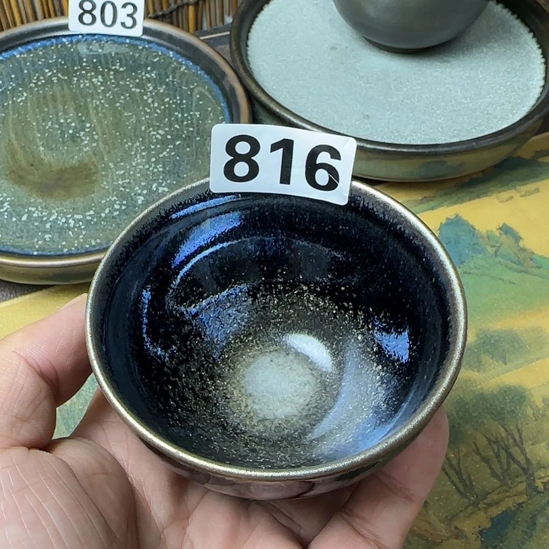 茶盏建盏杯主人杯龙窑柴烧