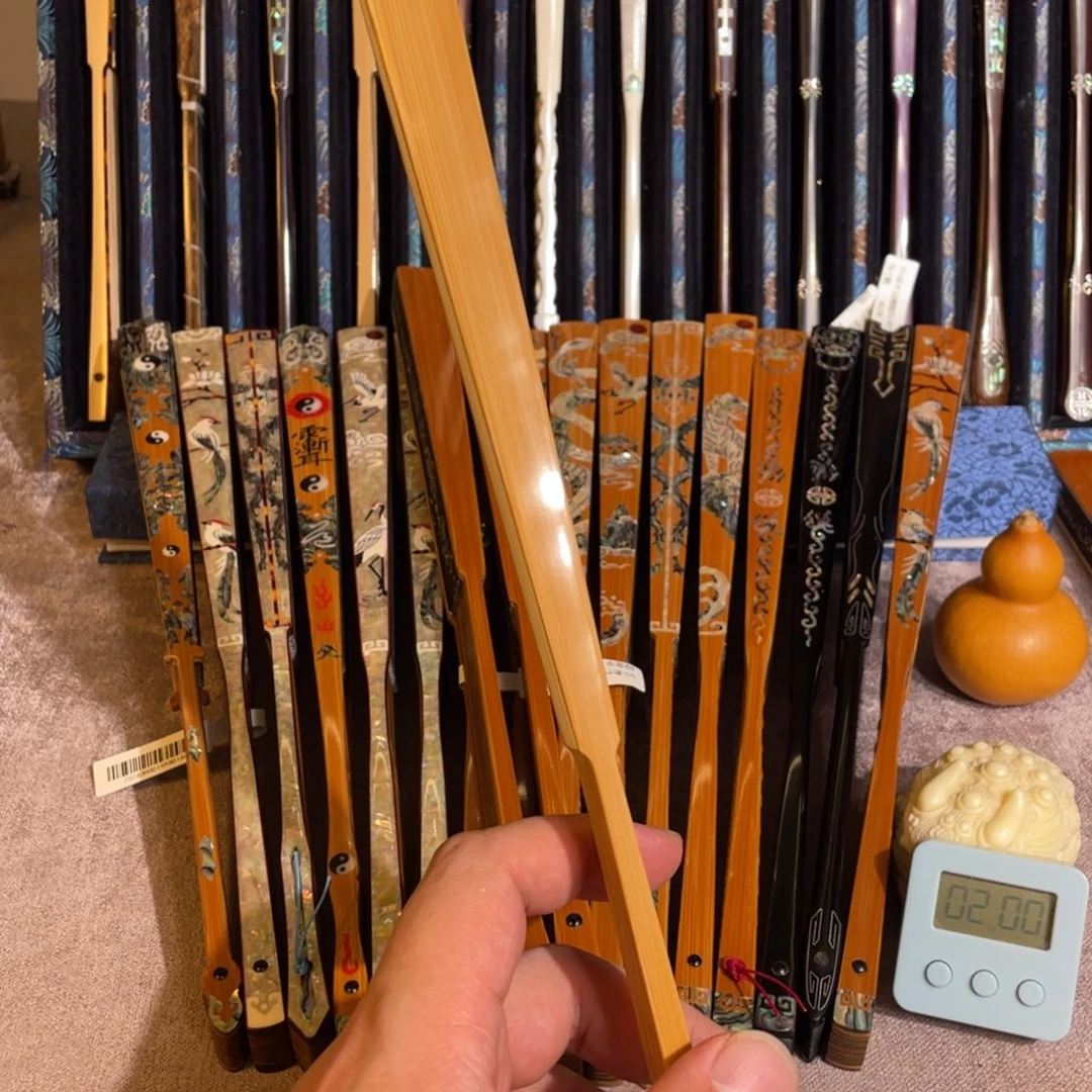 扇子手工制作工艺精湛