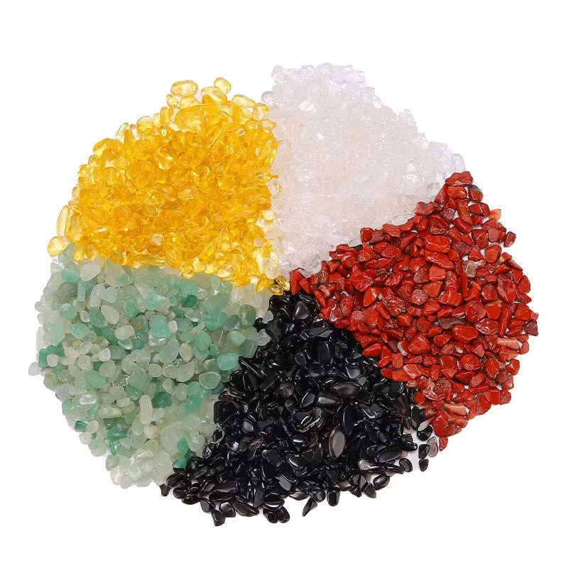 五行水晶碎石，聚财纳福