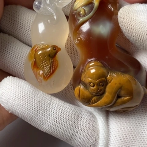停***雲把件菩提根/象牙果