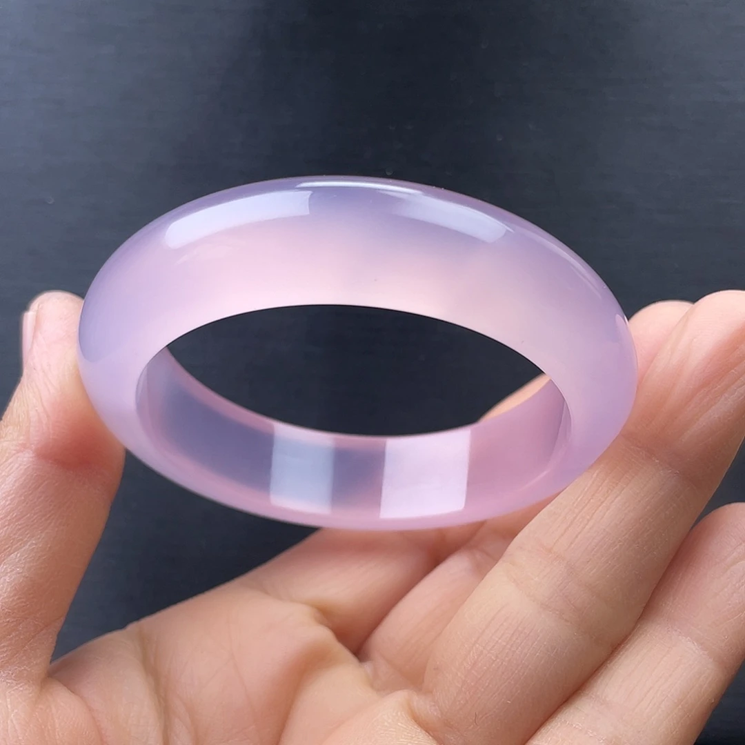 玛瑙/玉髓未镶嵌手镯52圈口