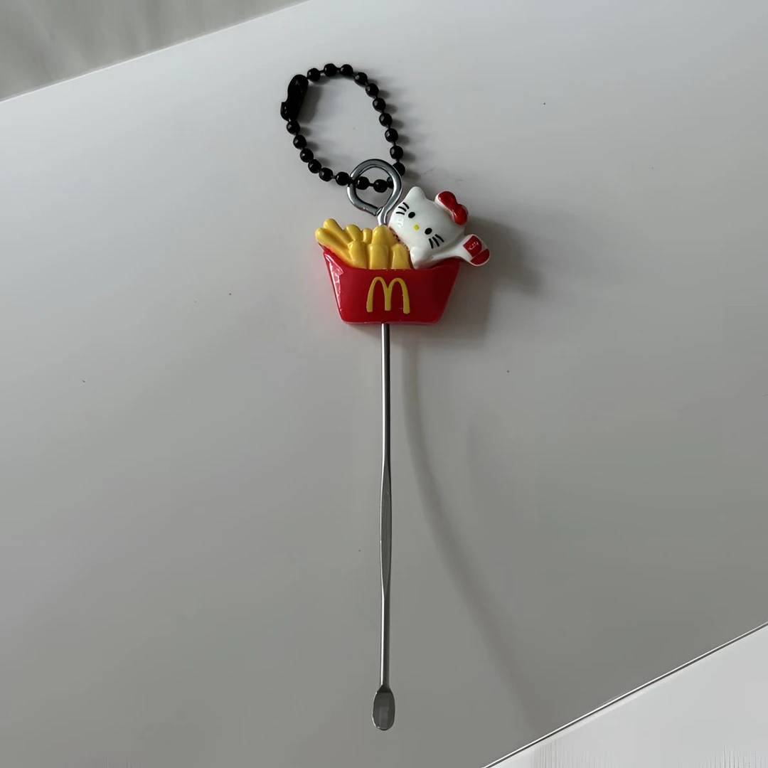 KT凯蒂猫钥匙扣包挂件卡通铃铛钥匙配饰玩偶女掏耳勺时尚