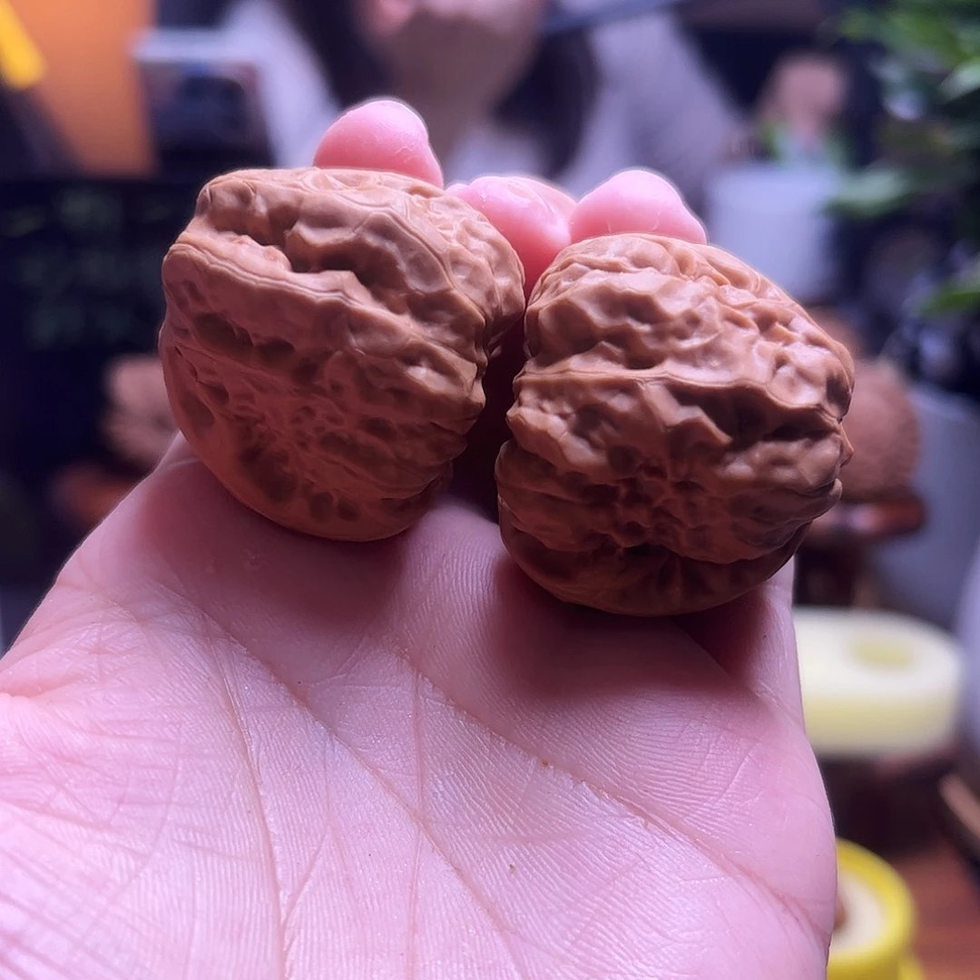 文玩核桃把件35+蛤蟆19