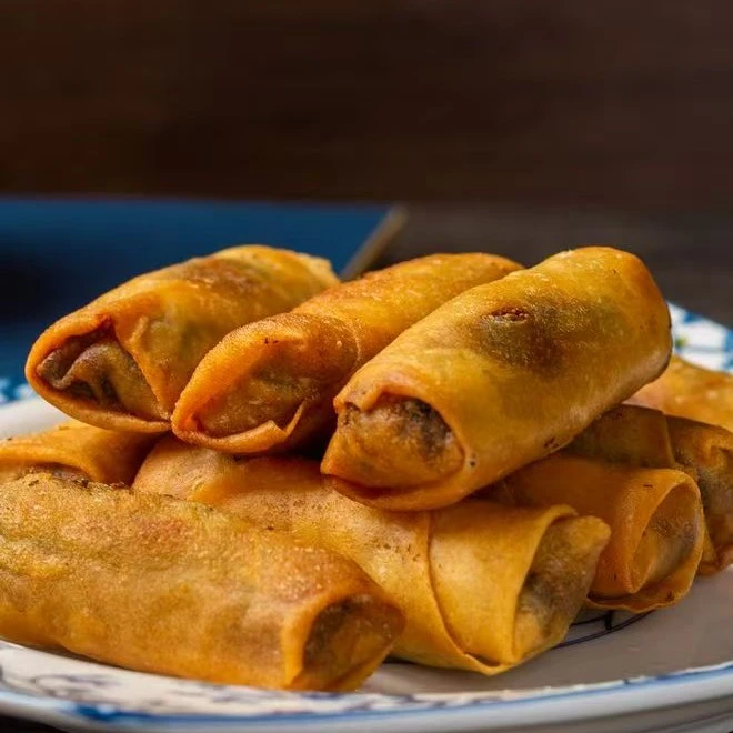 东台土特产荠菜春卷手工制作20个/40个