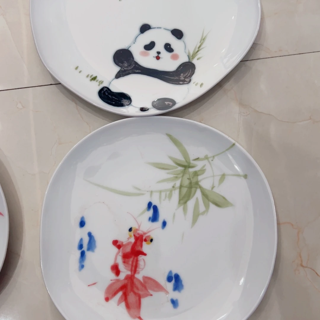 鲸*景德镇陶瓷手工手绘制作