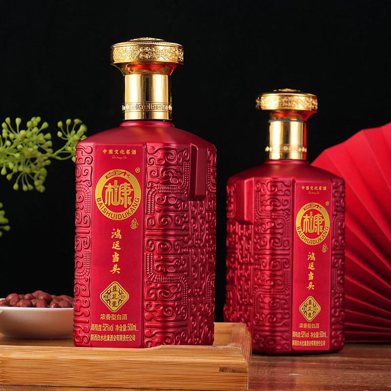 白水杜康鸿运当头浓香型纯粮食白酒整箱双12狂欢大促52度500ml*6