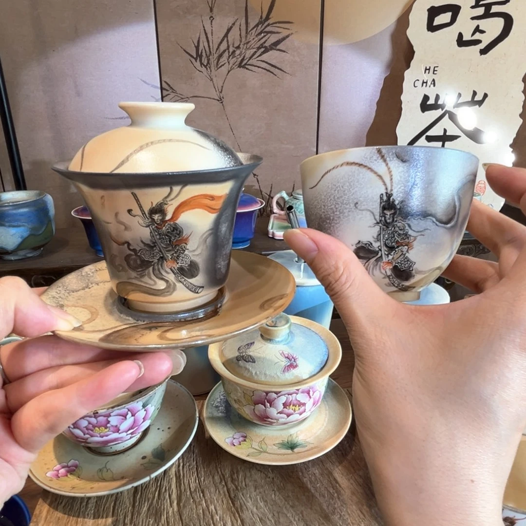 杯晚*景德镇纯手工柴烧茶器