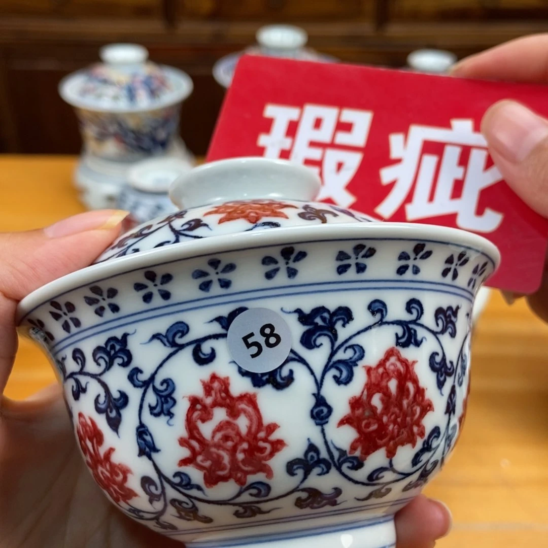 手绘现代茶具非古董