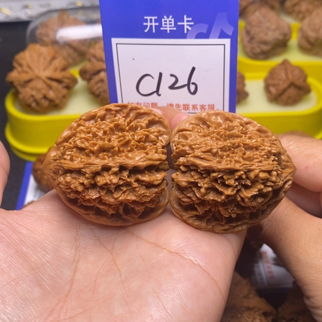 把件桃核42满天星c126