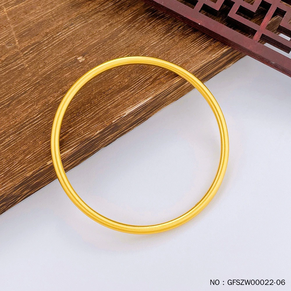 足金9999 古法传承面宽约3.1-3.3mm古法光圈古法素圈固口古法手镯