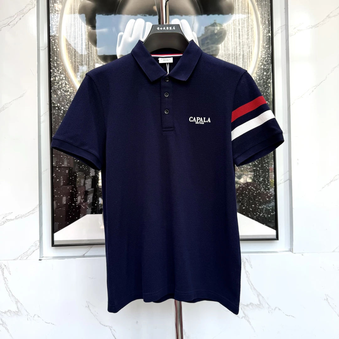 【卡铂拉Polo衫】新款高品质柔软男士polo衫男款休闲时尚春夏0356