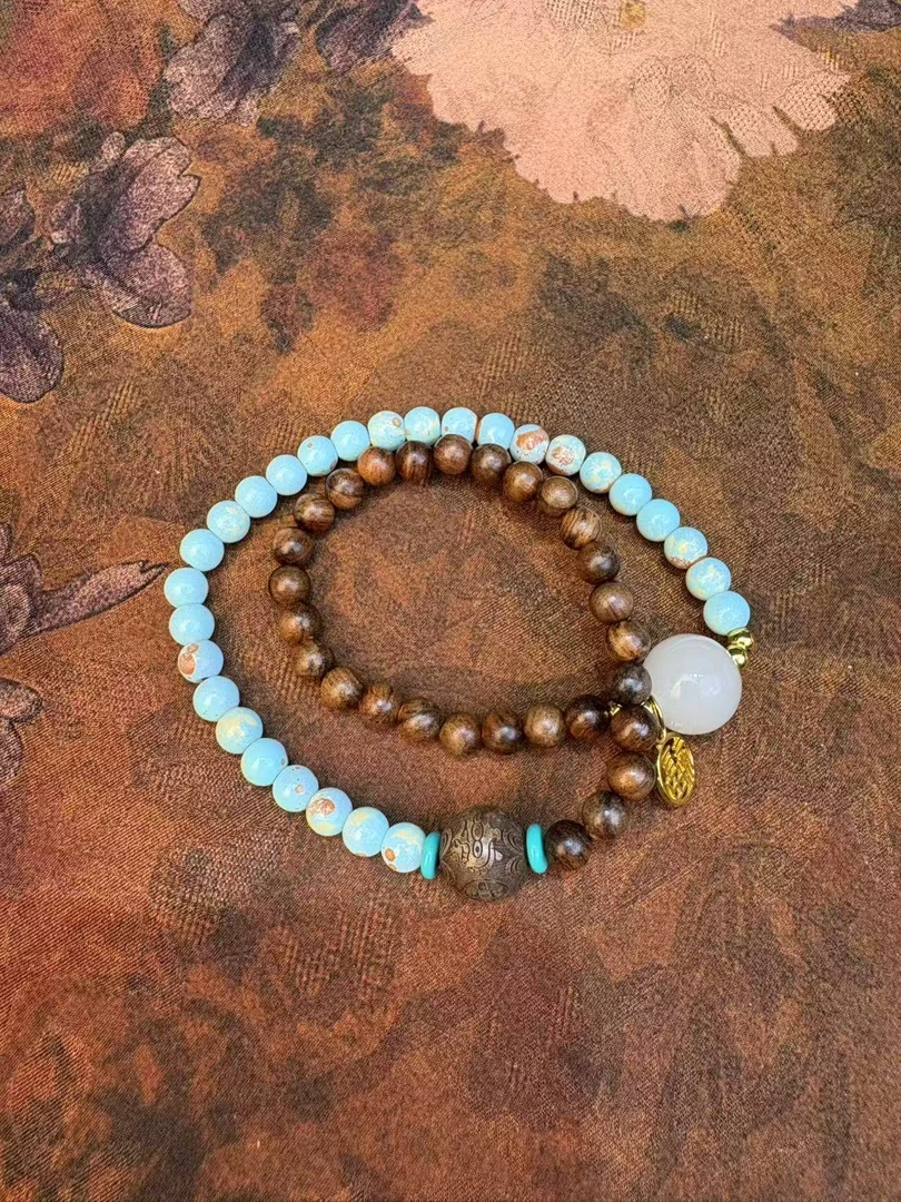 S0024-黑花梨菩提手把件