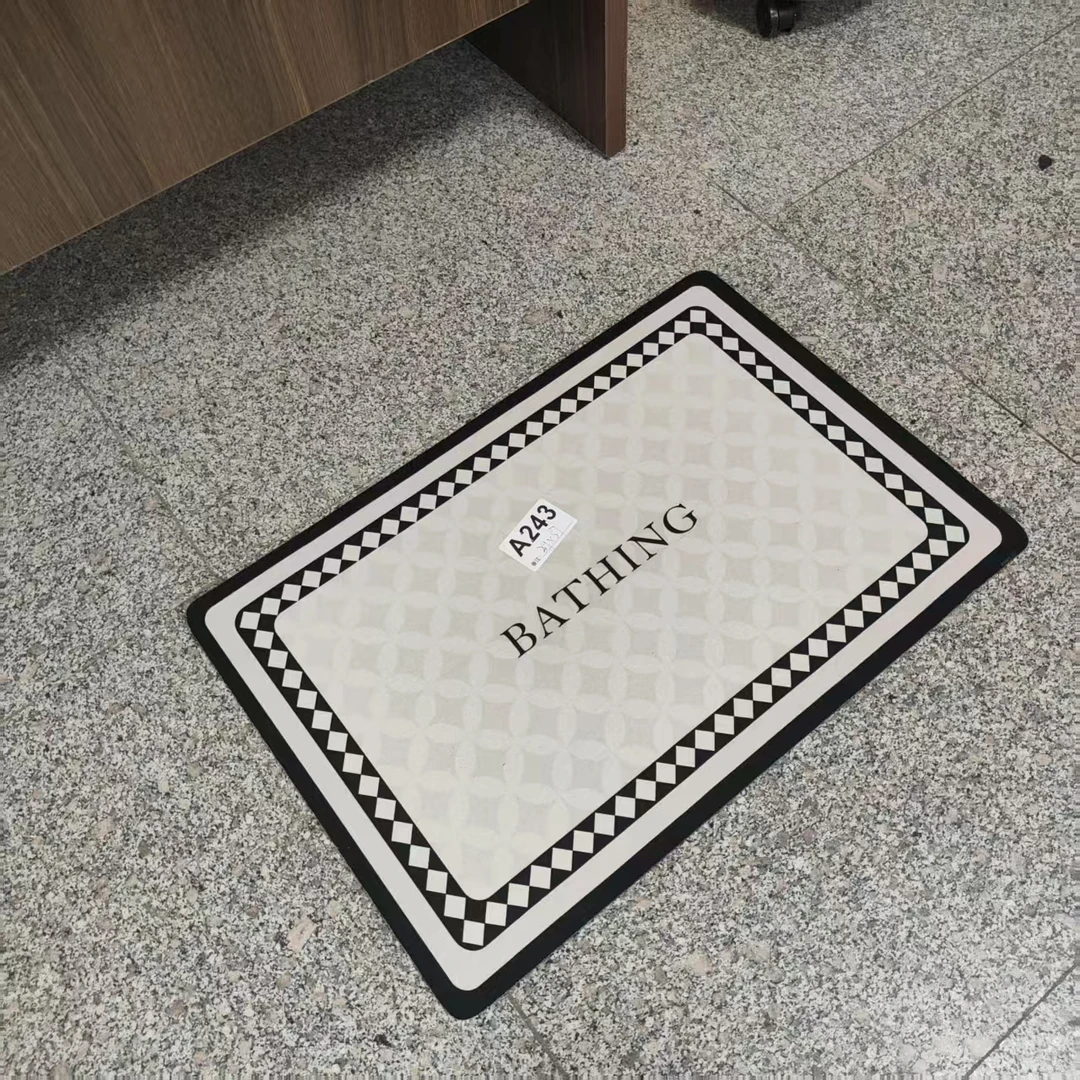 A243米白色花纹地垫