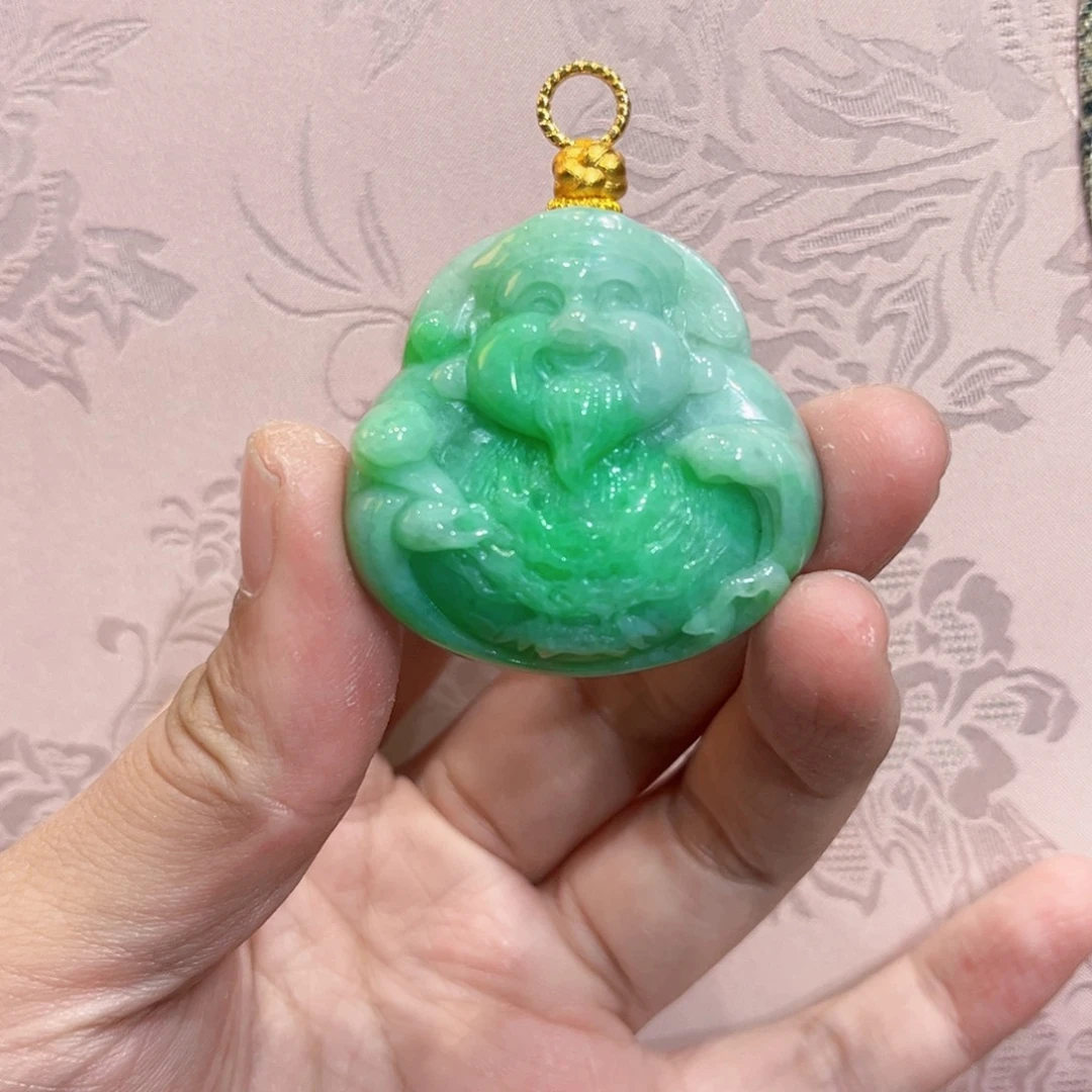 翡翠合金吊坠(赠链)