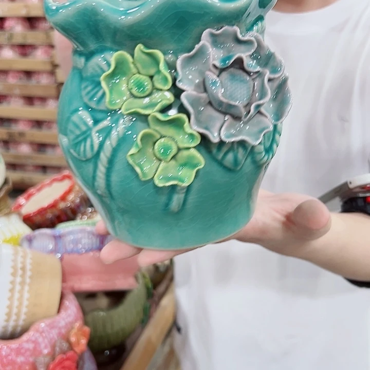 有孔，满10元发货多肉陶瓷花盆