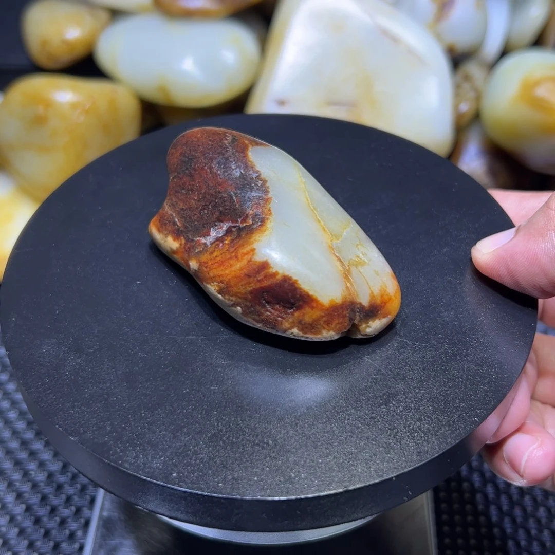 和田玉未镶嵌颈饰99克