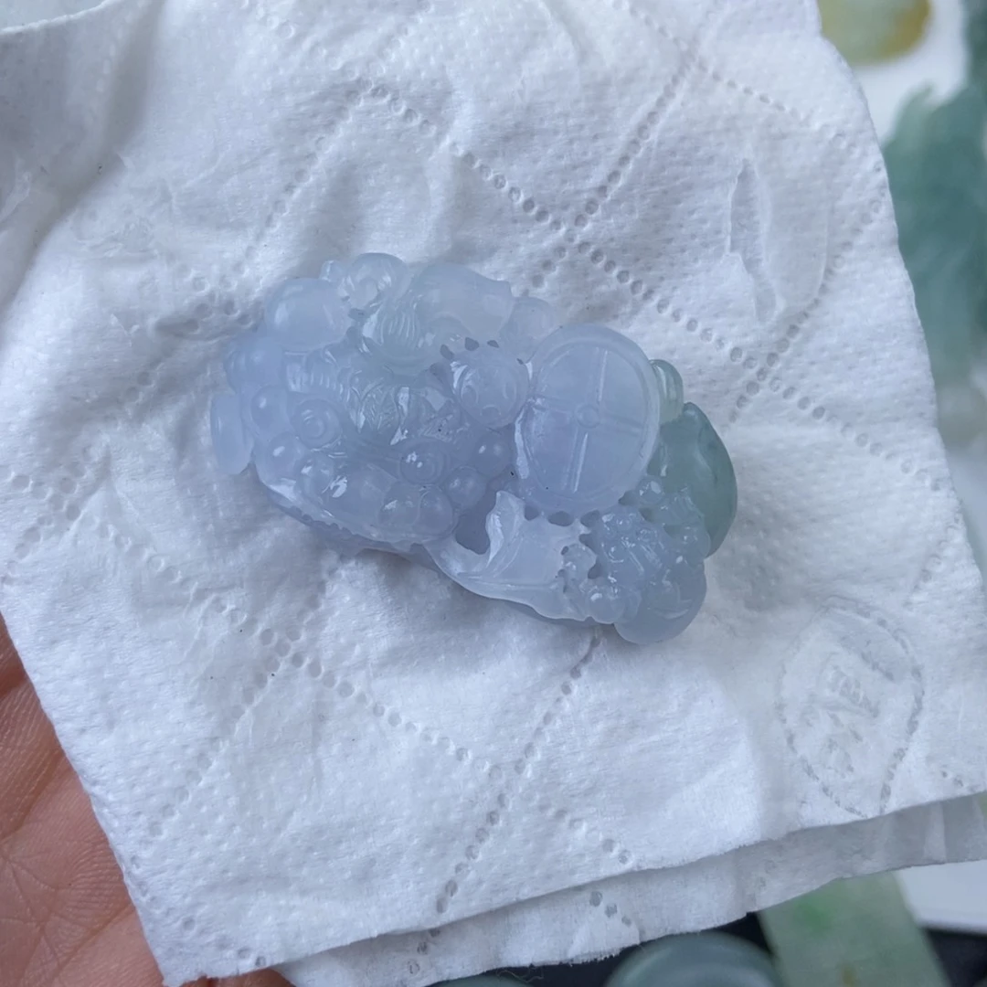 定制翡翠未镶嵌沙**狐