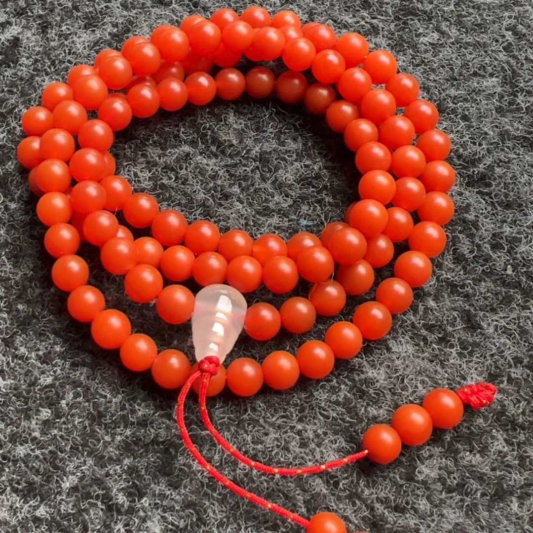 南红玛瑙未镶嵌6.2圆珠108