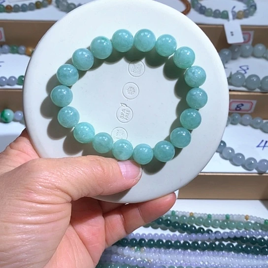 翡翠未镶嵌手链57