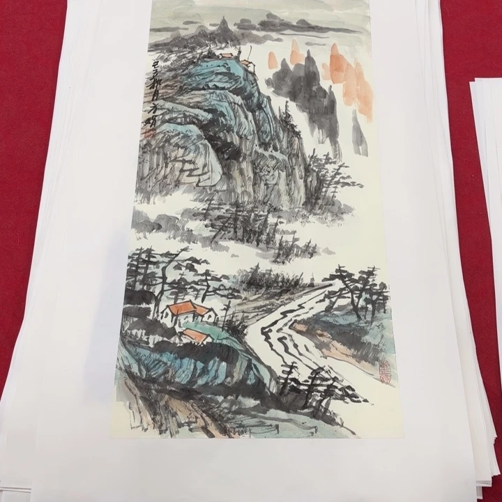 国画花鸟等图案和造型各有