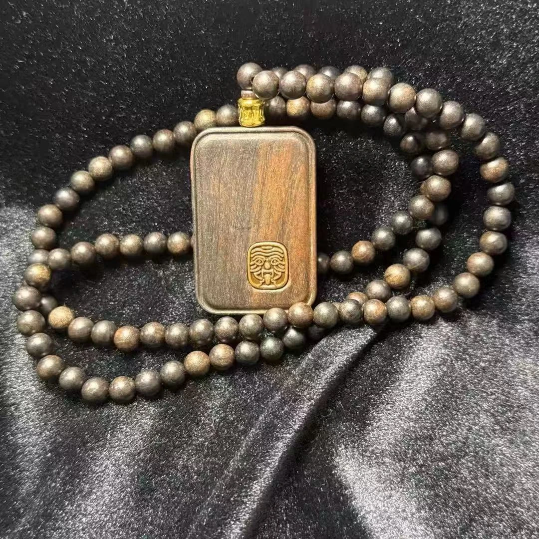 非金属木质吊坠 A0107 轻奢雕刻吊坠