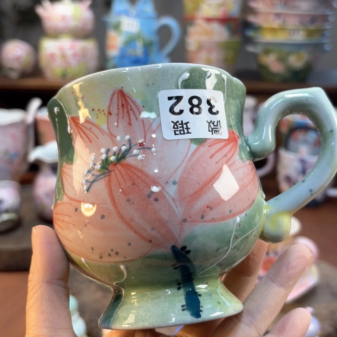 景德镇手绘高温釉下彩陶瓷茶具