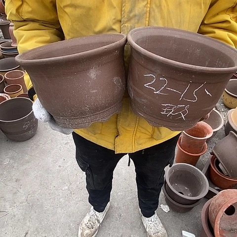 紫砂中国宜兴紫砂花盆