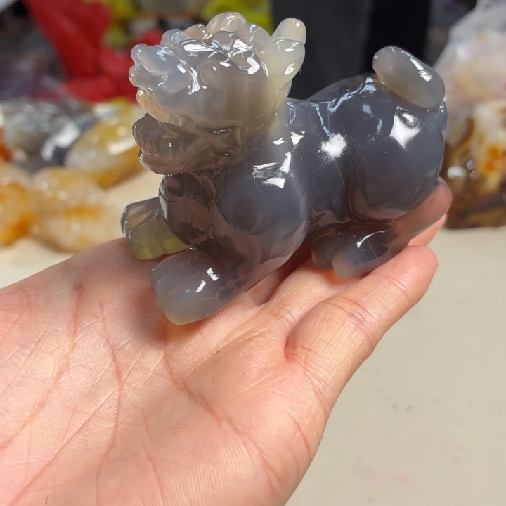 玛瑙/玉髓未镶嵌吊坠(不含链)